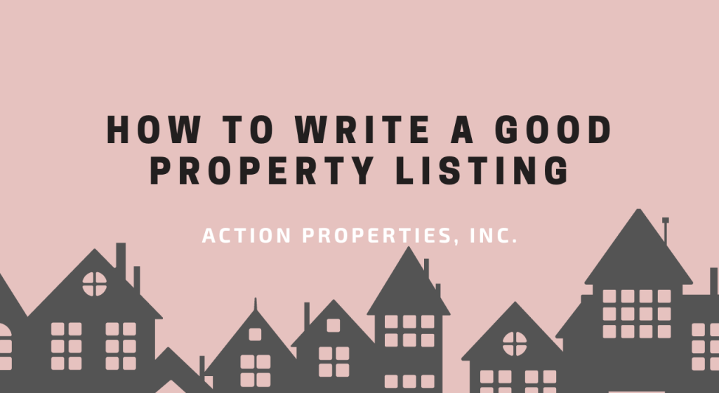 How To Write A Good Property Listing